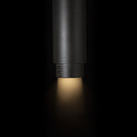 Spot cilindric OPTIMUS pentru sina trifazat negru 230V LED GU10 9W 10 50°