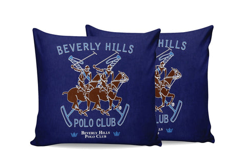 Set 2 fete de perna, 60x60 cm, 100% bumbac ranforce, Beverly Hills Polo Club, BHPC 007, bej