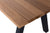 Tablo din lemn de masa in aer liber cu metal cu picioare A [FSC]