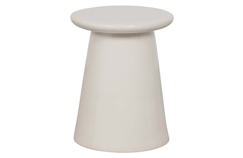 Ceramica scaunului cu buton alb 45x35øcm