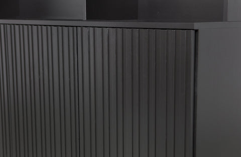 Nou dulap de perete gravura pin negru [FSC]