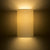 Corp de iluminat RON W 15/25 de perete poligot alb/alb PVC 230V E27 28W