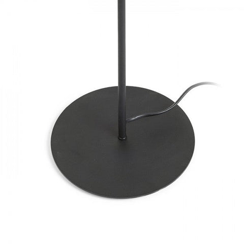 Lampa de podea ETESIAN cu suport negru 230V E27 28W
