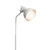 Lampa retro de podea ROSITA cu suport alb/gri argintiu 230V E27 12W