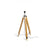 Piedestal ALVIS suport de baza bambus/crom 230V E27 28W