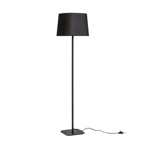 Lampa de podea PERTH cu suport negru/negru 230V E27 20W
