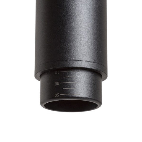 Pandantiv cilindric OPTIMUS suspendat negru 230V LED GU10 9W 10 50°