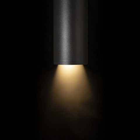 Spot cilindric OPTIMUS pentru sina monofazat negru 230V LED GU10 9W 10 50°