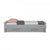 Cadru pat gri din lemn de pin 95x219 cm Dennis Concrete Grey