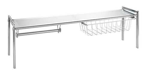 Raft pentru bucatarie, Wenko, Exquisite, 93 x 30 x 21.5 cm, metal cromat