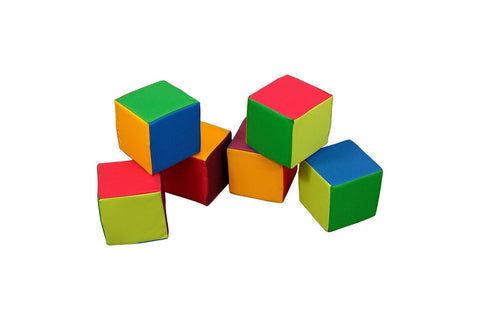 Set 6 cuburi educative, Multicolor
