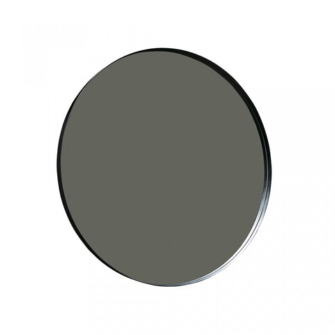 Oglinda rotunda neagra din metal 115 cm Doutzen