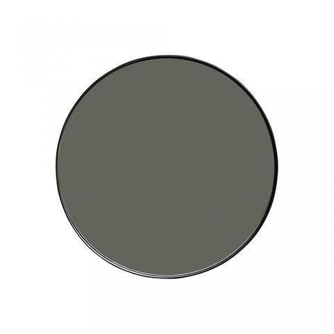 Oglinda rotunda neagra din metal 50 cm Doutzen