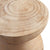 Taburet rotund maro din lemn de paulownia 28 cm Bink